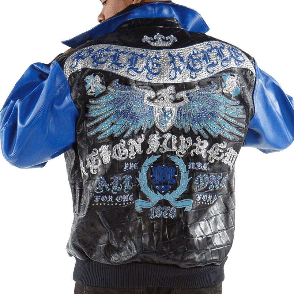 Pelle Pelle Men Black Reign Supreme MB 1978 Leather Jacket