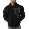 Pelle Pelle Men Chicago Black Studded Jacket