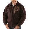 Pelle Pelle Men Dark Brown Eagle Jacket