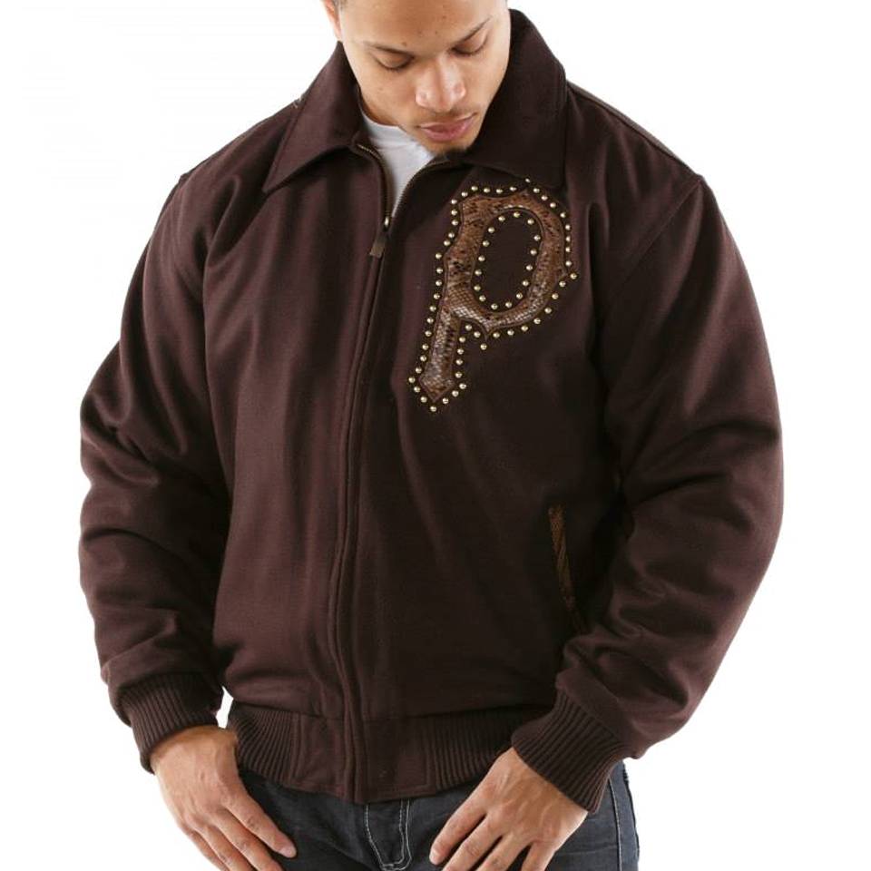 Pelle Pelle Men Dark Brown Eagle Jacket