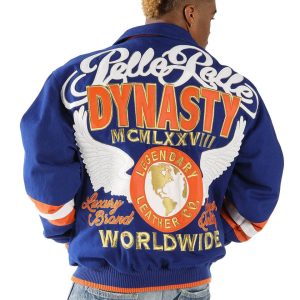 Pelle Pelle Men Dynasty MB 1978 Blue Wool Jacket