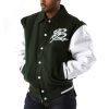 Pelle Pelle Men Green Marc Buchanan World Famous Jacket