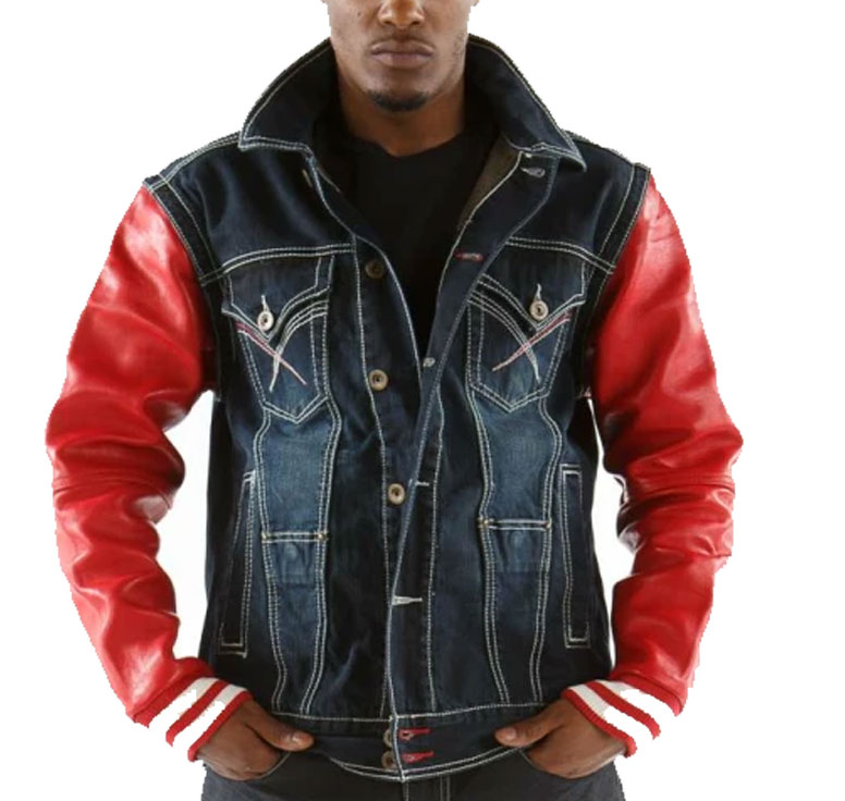 Pelle Pelle Men Jeans Blue Jacket