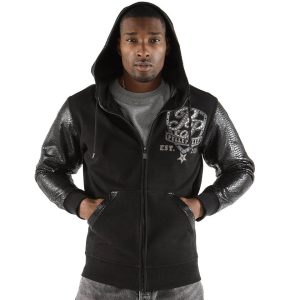 Pelle Pelle Men King Of Thrones 1978 Black Hoodie