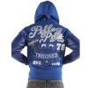 Pelle Pelle Men King Of Thrones 1978 Blue Wool Hoodie