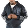 Pelle Pelle Men King Of Thrones 1978 Navy Blue Jacket