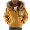 Pelle Pelle Men Last Man Standing 1978 MB Yellow Wool Jacket