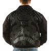 Pelle Pelle Men Lethal 1978 Black Cabernet Plush Wool Jacket