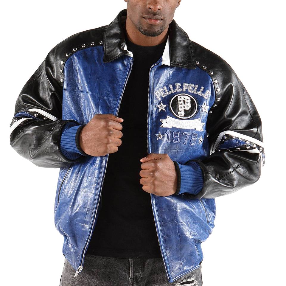 Pelle Pelle Men MB 1978 Original Soda Club Blue Jacket