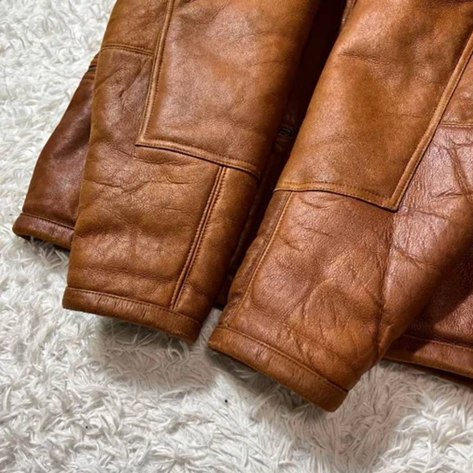 Pelle Pelle Men MB Brown Lamb Leather Jacket