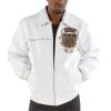 Pelle Pelle Men MB Emblem White Jacket