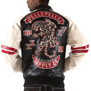 Pelle Pelle Men MB Panther Black Genuine Leather Jacket