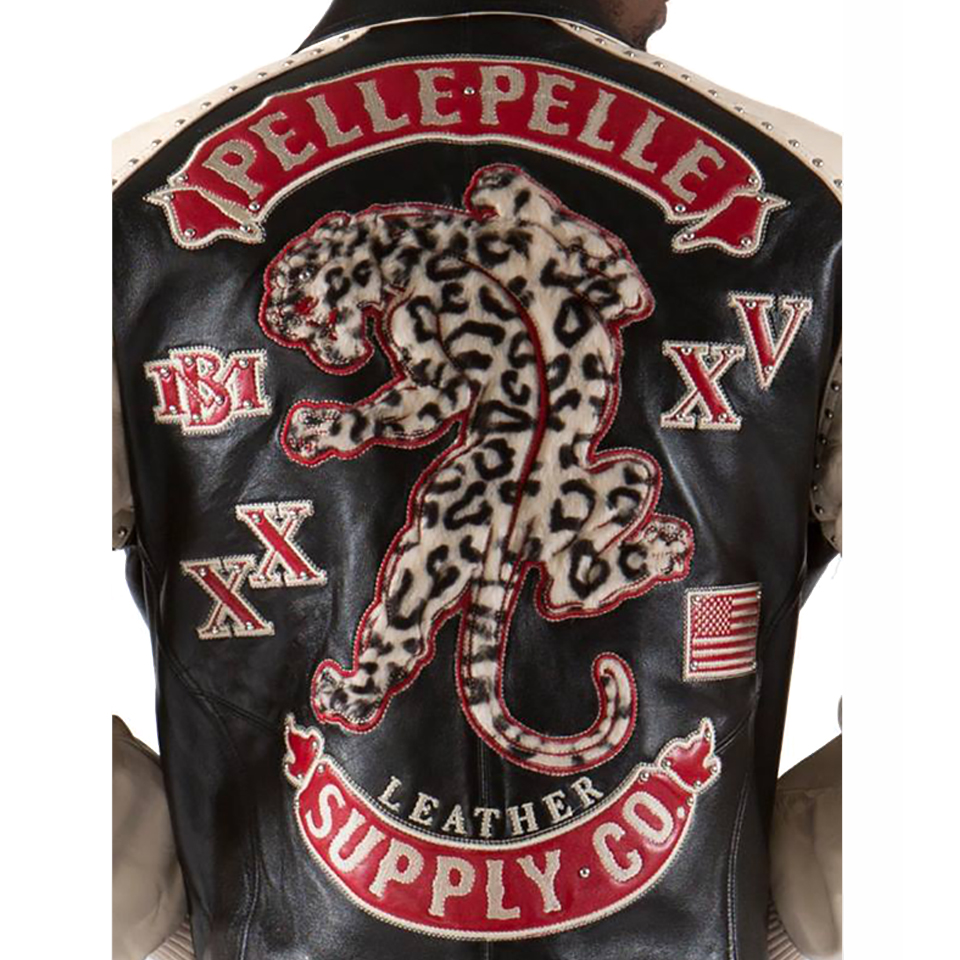 Pelle Pelle Men MB Panther Black Leather Jacket