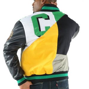 Pelle Pelle Men MB Slam Dunk Green Nylon Jacket