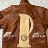 Pelle Pelle Men Marc Buchanan Brown Genuine Lamb Leather Jacket