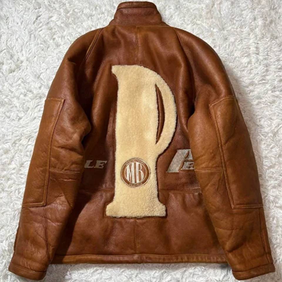 Pelle Pelle Men Marc Buchanan Brown Lamb Leather Jacket