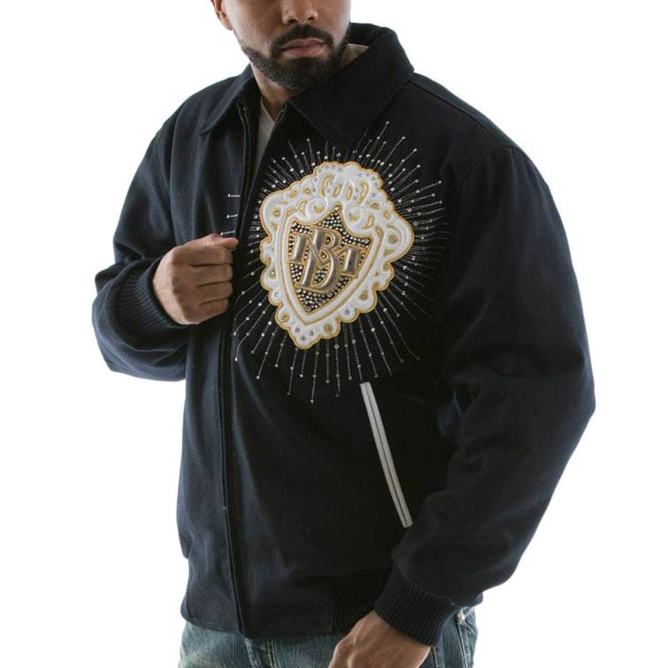 Pelle Pelle Men Platinum and Diamonds MB 1978 Black Jacket