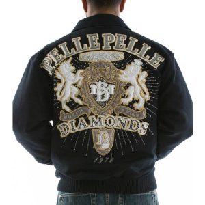 Pelle Pelle Men Platinum & Diamonds MB 1978 Black Wool Jacket