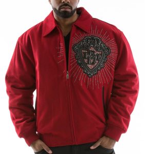Pelle Pelle Men Platinum & Diamonds MB 1978 Red Jacket
