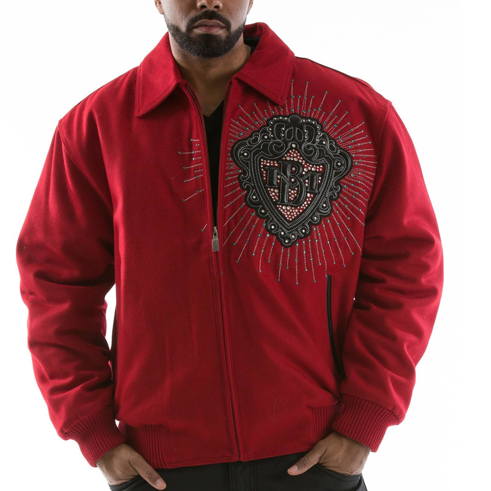 Pelle Pelle Men Platinum & Diamonds MB 1978 Red Jacket