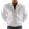 Pelle Pelle Men Platinum and Diamonds MB 1978 White Jacket