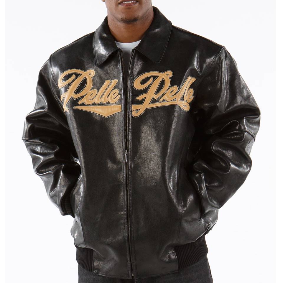 Pelle Pelle Men Plush Black Jacket