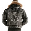 Pelle Pelle Men World Famous 1978 Black Fur Hood Jacket