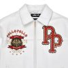 Pelle Pelle Men World Famous White Leather Jacket