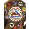 Pelle Pelle Men's MB Aviator Flight Fur Collar Brown Genuine Leather Jacket