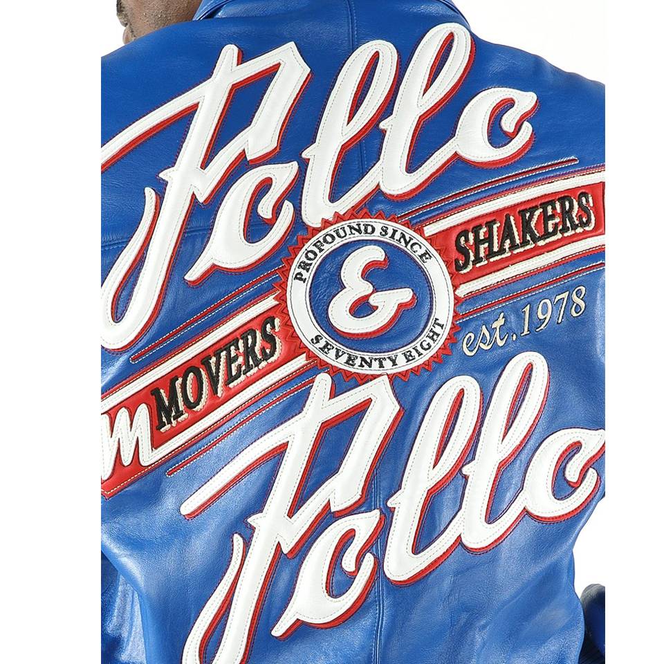 Pelle Pelle Men's Movers & Shakers Blue Jacket