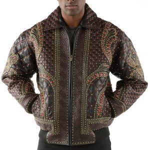 Pelle Pelle Monarch Men Burgundy Jacket