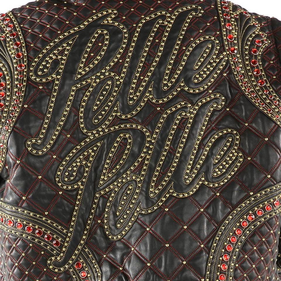 Pelle Pelle Monarch Men Burgundy Leather Genuine Jacket
