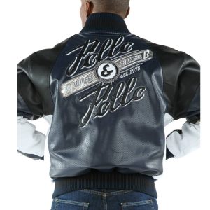Pelle Pelle Movers & Shakers Navy Blue Leather Jacket