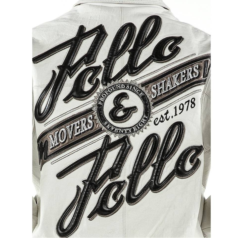 Pelle Pelle Movers & Shakers White Leather Jacket