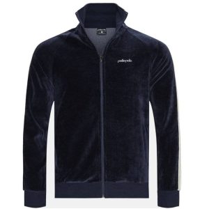 Pelle Pelle Navy Blue Warm Up Velvet Tracksuit