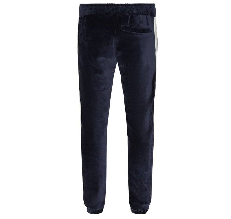 Pelle Pelle Navy Warm Up Velvet Trouser