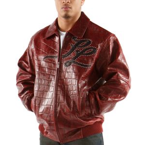 Pelle Pelle Neoprene Burgundy Jacket