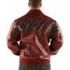 Pelle Pelle Neoprene Burgundy Leather Jacket
