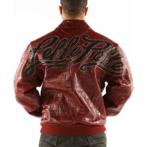 Pelle Pelle Neoprene Burgundy Leather Jacket