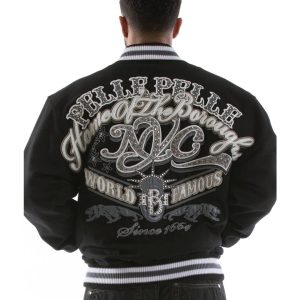 Pelle Pelle New York City MB World Famous 1664 Black Jacket