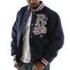 Pelle Pelle New York City MB World Famous 1664 Blue Jacket