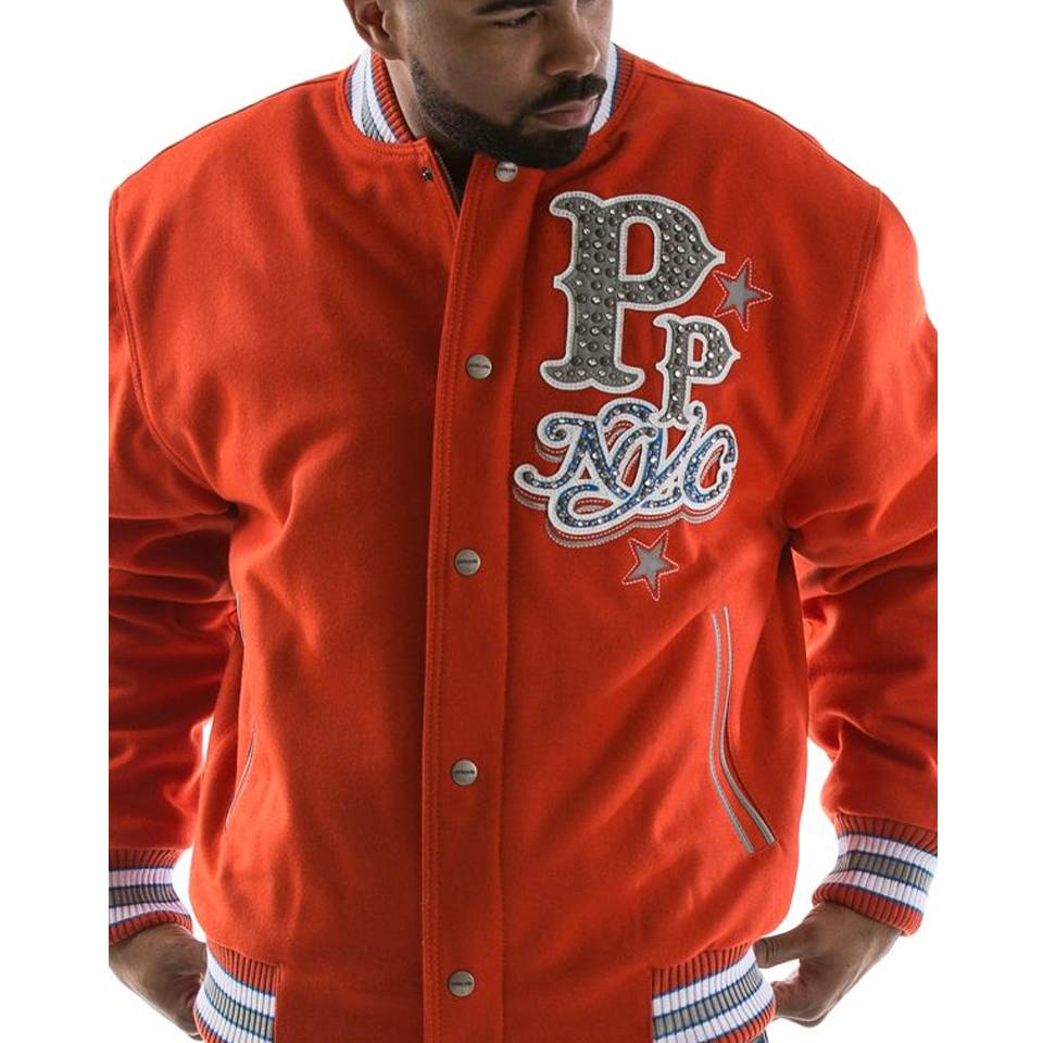 Pelle Pelle New York City MB World Famous 1664 Orange Jacket
