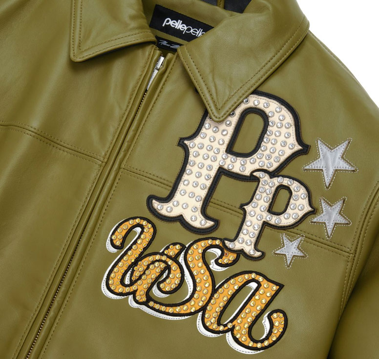 Pelle Pelle Olive World Famous MB 1978 Leather Jacket