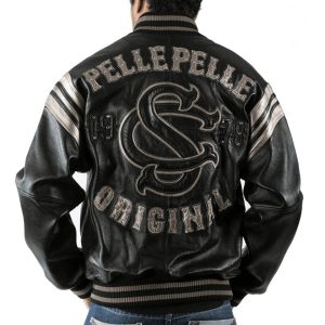 Pelle Pelle Original Soda Club 1978 Black Leather Jacket