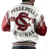 Pelle Pelle Original Soda Club 1978 White Leather Jacket