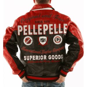 Pelle Pelle Original and True International MB Black Men Leather Jacket