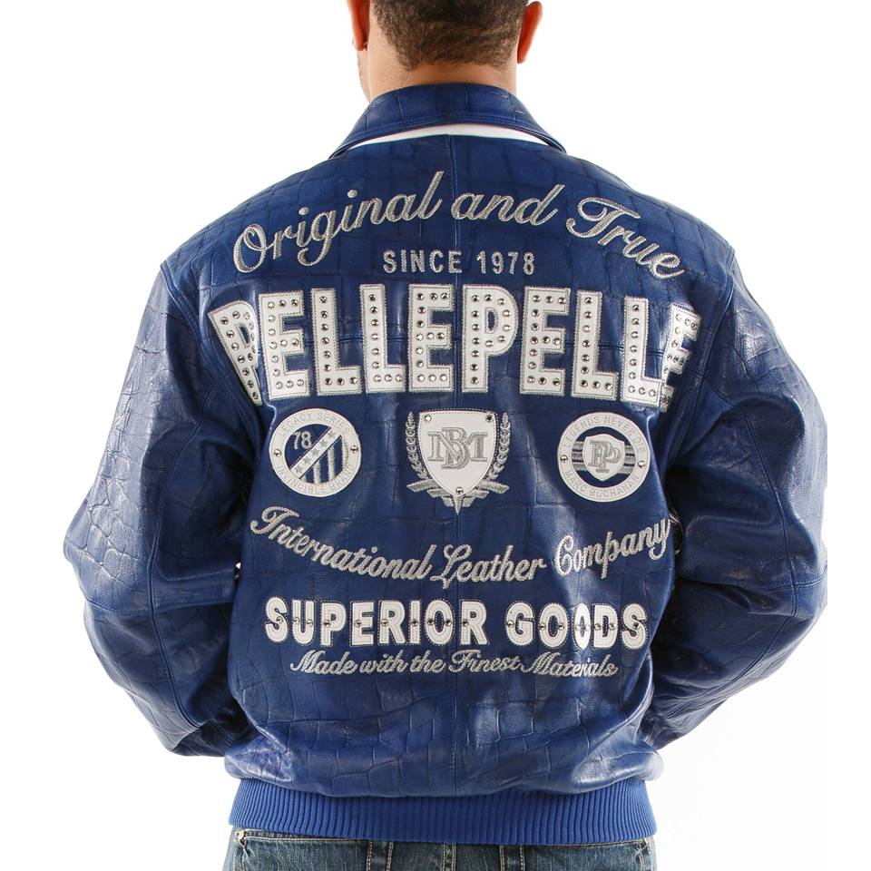 Pelle Pelle Original and True MB Blue Leather Jacket