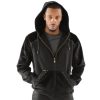 Pelle Pelle Ornate P Pony Black Fur Hoodie