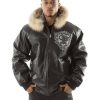 Pelle Pelle PP Crest Black Fur Hood Jacket