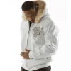 Pelle Pelle PP Crest White Fur Hood Jacket